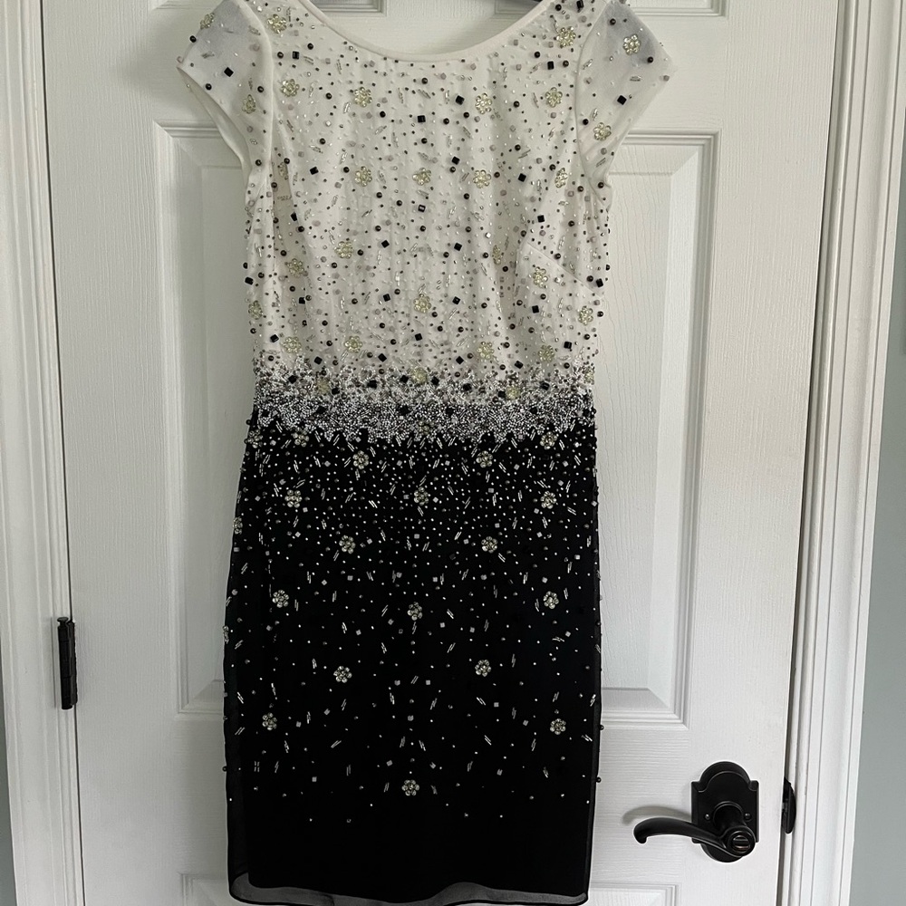 Aidan Mattox beaded cocktail dress